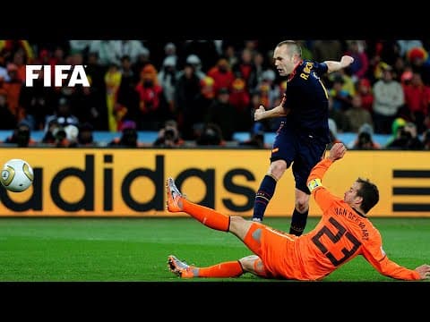 Iniesta Scores Spain's World Cup Goal
