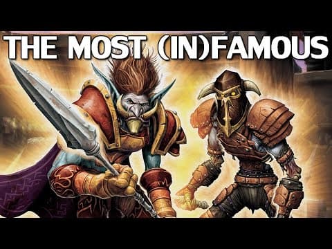 The famous and the infamous