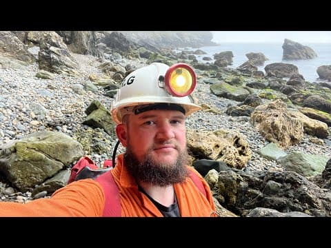 Isle of Man Inspection of local mine with laxey mines research group