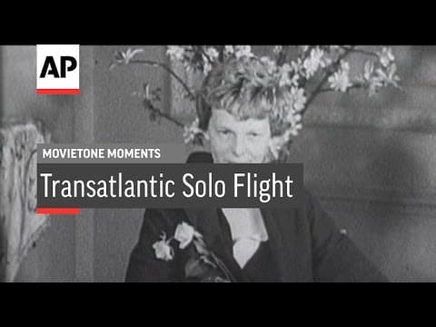 Amelia Earhart Tells Her Story | Movietone Moment | 20 May 16