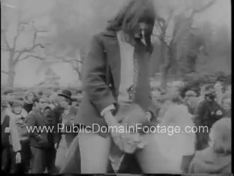 1967 Seattle Hippie Be-In (newsreel archival)