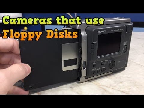 Back When Cameras Used Floppy Disks: Sony Mavica