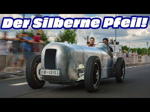 Der ECHTE Silberpfeil! Rundfahrt im Mercedes SSKL Avus Rennwagen von 1932 - Classic Days 2022