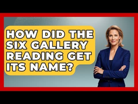 How Did The Six Gallery Reading Get Its Name? - Im a 50s Baby