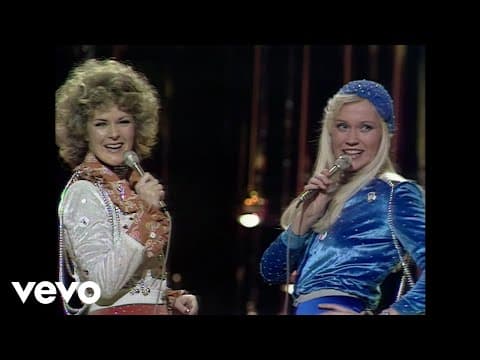 ABBA perform Waterloo at the Eurovision Song Contest