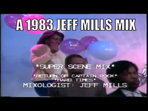 Legendary Jeff Mills-The Wizard 1983 -The Super Scene Mix