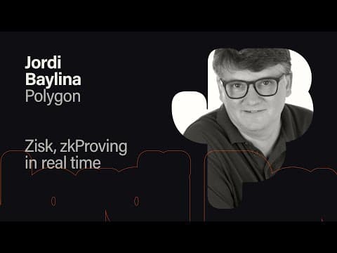 Zisk, zkProving in real time - Jordi Baylina