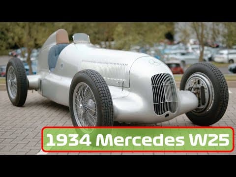 1934 Mercedes W25: The First Silver Arrow