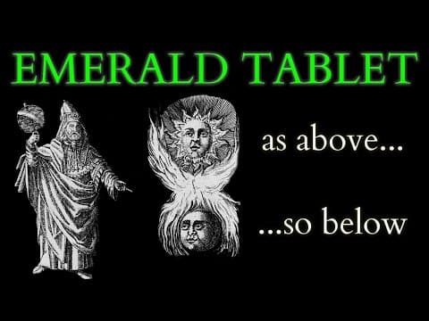 Watch — The Emerald Tablet of Hermes