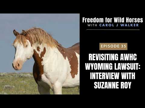 35. Revisiting AWHC Wyoming Lawsuit: Interview with Suzanne Roy
