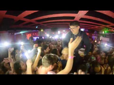 Having fun at the Pink Palace