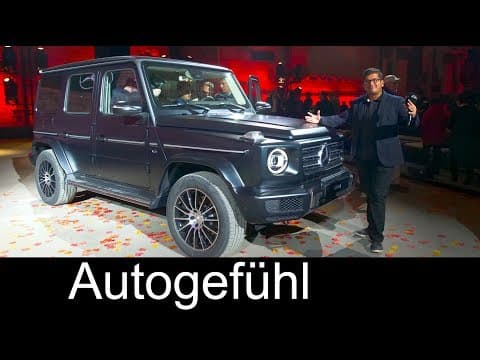 Launch review of the W464 G-Class at Detroit