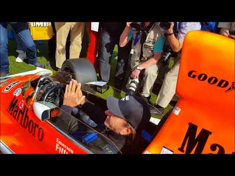 Watch: Emerson Fittipaldi drives his McLaren F1 car into The Amelia