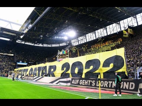 Terrace atmosphere, BVB 3-0 VfL Bochum, Revier fixture