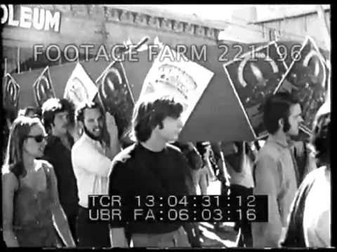 Haight-Ashbury Hippies Parade — 1967 (Footage Farm archival)