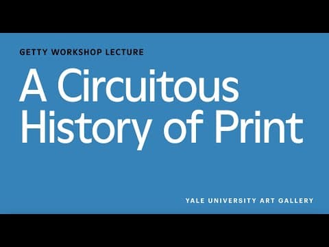 A circuitous history of print