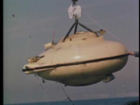 Oceanic research with the Cousteau diving saucer (1965)