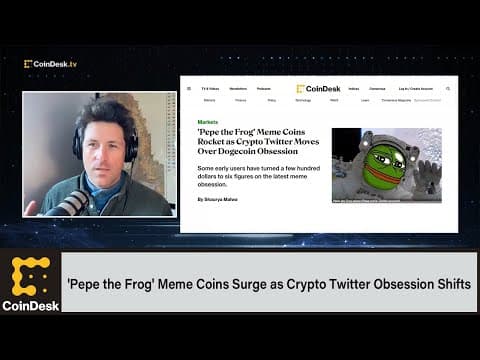 CoinDesk reports a surge in Pepe-branded tokens