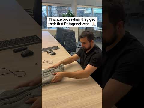 When finance bros get the first "Patagucci" vest
