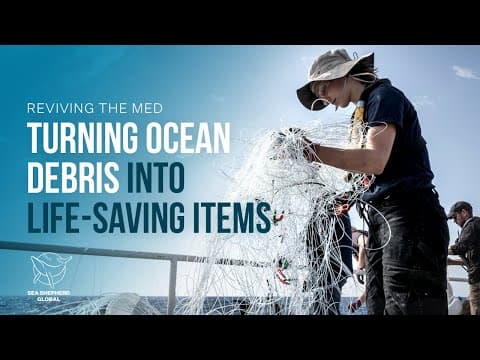 Turning Ocean Debris Into Life-Saving Items