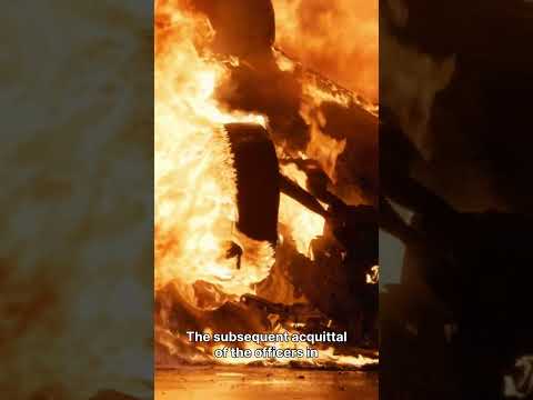 The Rodney King beating — 1991 news footage