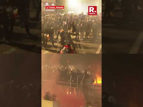 Petrol bombs outside Parliament