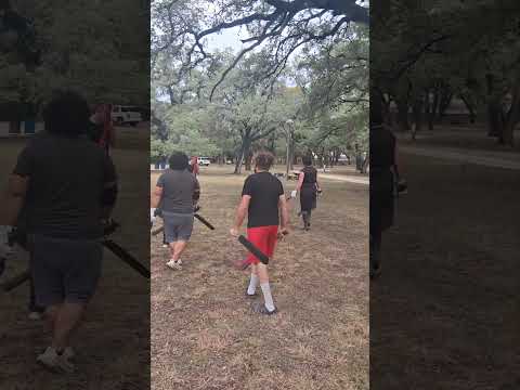 Foam fighting — 2 vs the world