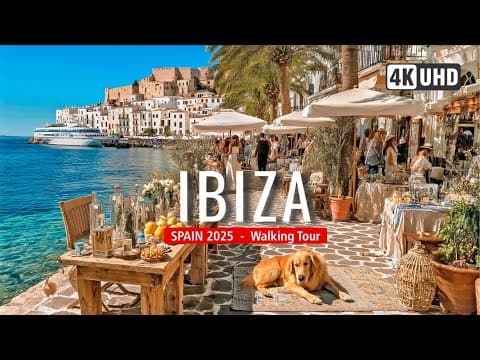 IBIZA Walking Tour 🇪🇸🌴 | Explore Dalt Vila, Sea Views & Mediterranean Vibes!
