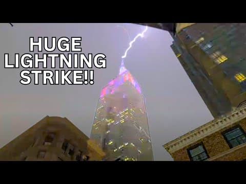 Lightning and the skyscraper