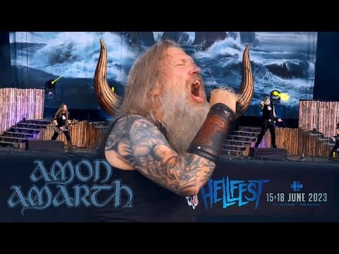#HELLFEST2023 AMON AMARTH Live @ Live @ Hellfest 6/18/23