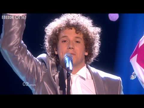 A Catalan Streaker Storms Spain's Eurovision Performance