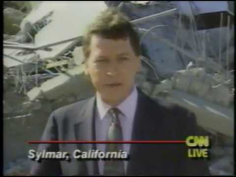 1994 Northridge earthquake — news footage