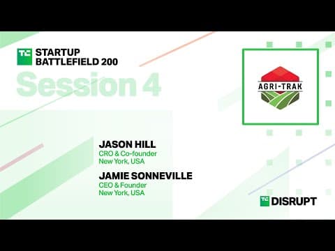 Agri-Trak Pitches at Startup Battlefield | TechCrunch Disrupt 2023