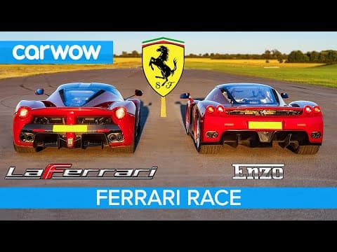 Ferrari Enzo vs LaFerrari - RACE & BRAKE TEST
