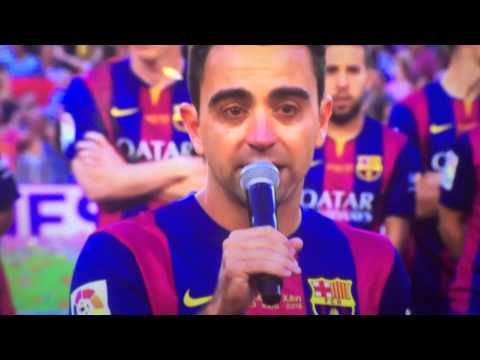 Xavi's Farewell Speech