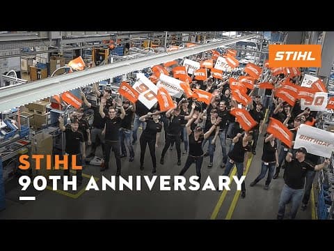 STIHL 90th anniversary: Employees congratulate | STIHL