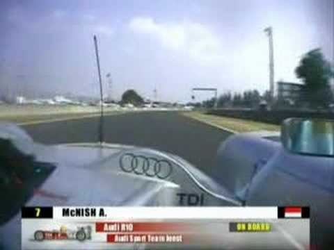 Audi R10 Onboard - Le Mans 24 Hours 2006