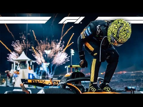 Lando Norris' Crowning Moment | 2025 Abu Dhabi Grand Prix
