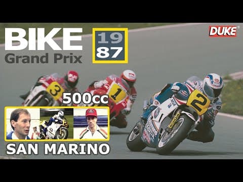 500cc Bike Grand Prix 1987 | Round 12 | San Marino