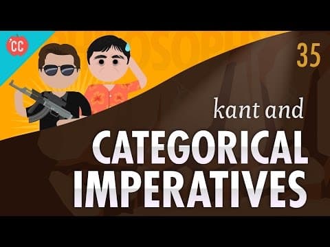 Kant & Categorical Imperatives (Crash Course)