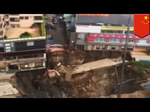 China's factory-floor sinkholes