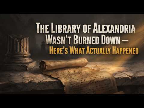 Alexandria was not burned down in a night