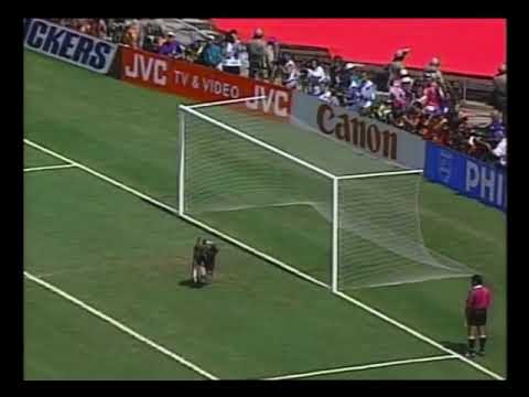 Roberto Baggio skies the final penalty