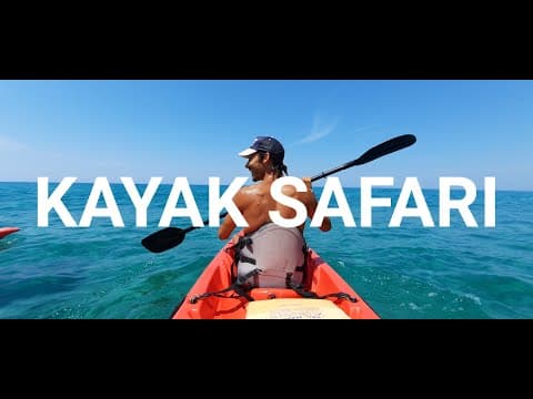 Pink palace Kayak safari tout in the Corfu island