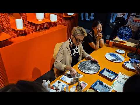 Hermes in the Making Seoul 포슬린 페인팅
