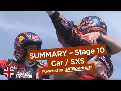 Summary - Car/SxS - Stage 10 (Pisco / Lima) - Dakar 2019