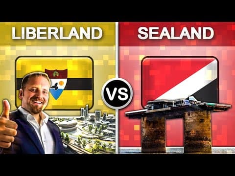 Liberland VS Sealand | Comparação de Micronações