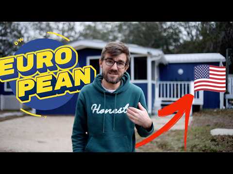 What shocks Europeans about American homes