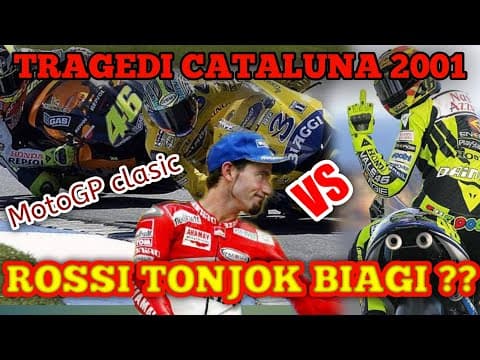 VALENTINO ROSSI vs  MAX BIAGI ‼️ MOTOGP 2001