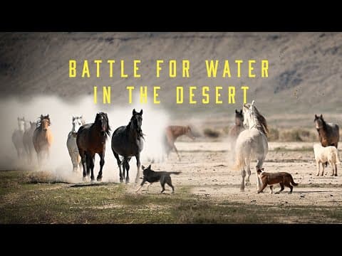 Wild Horses Fight To Survive In Utah's Desert